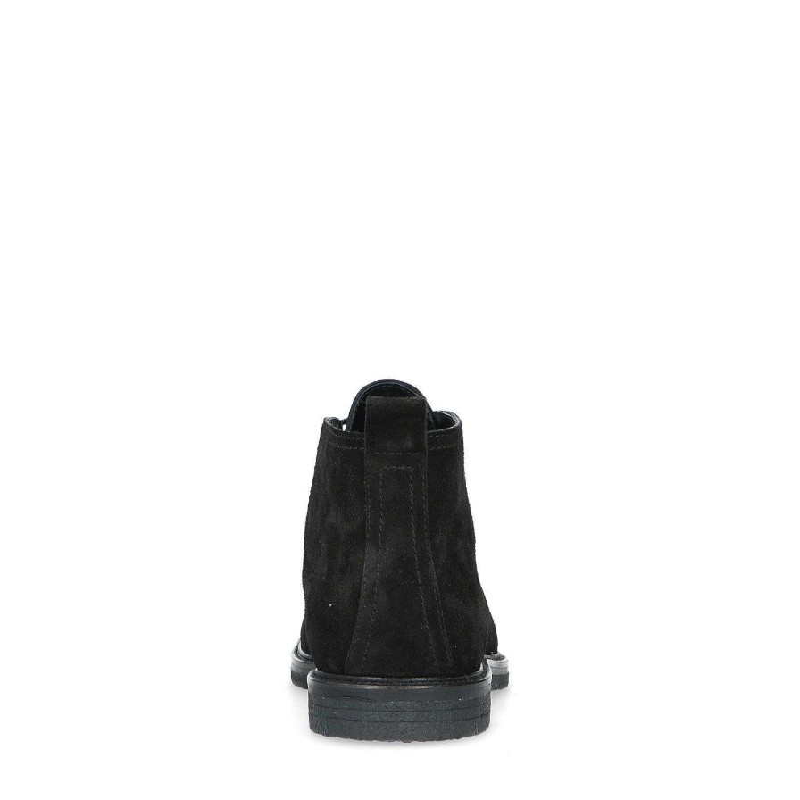 Sacha Suede Desert Boots - Black