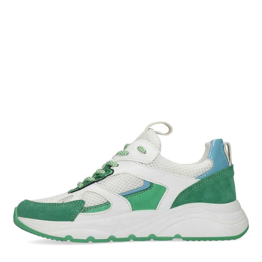 Sacha Sneakers With Metallic Details - Green