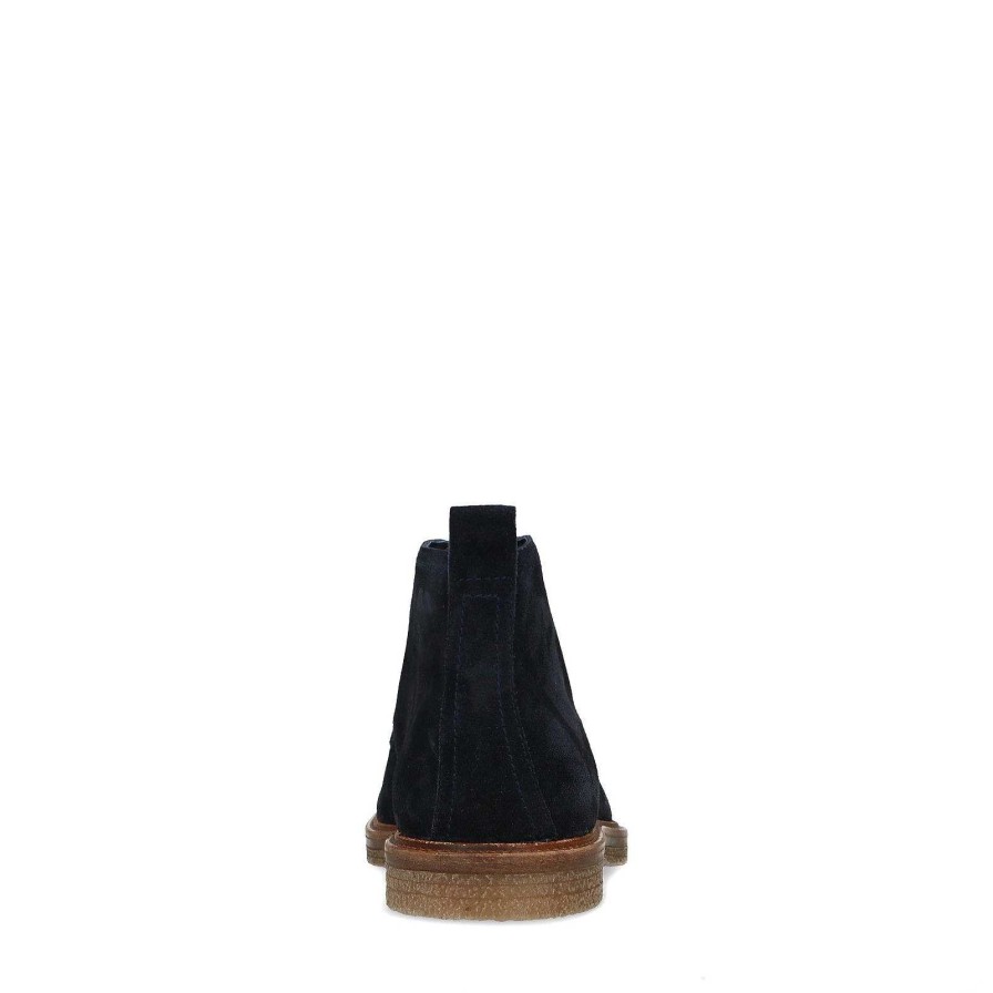 Sacha Suede Desert Boots - Dark Blue