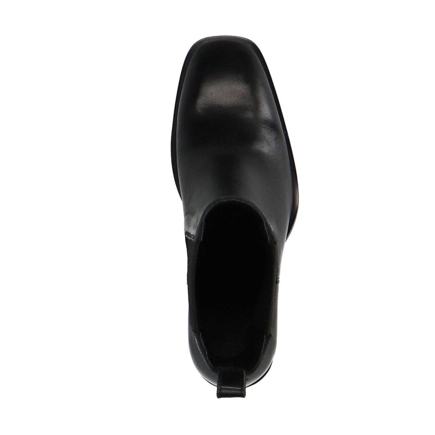Sacha Heeled Chelsea Boots - Black