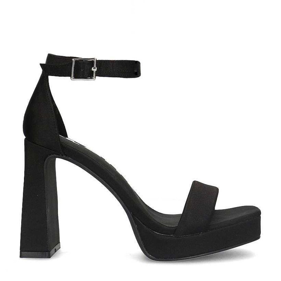 Sacha Platform Sandals - Black