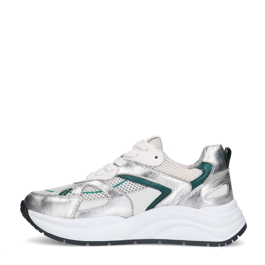 Sacha Sneakers With Details - Silver