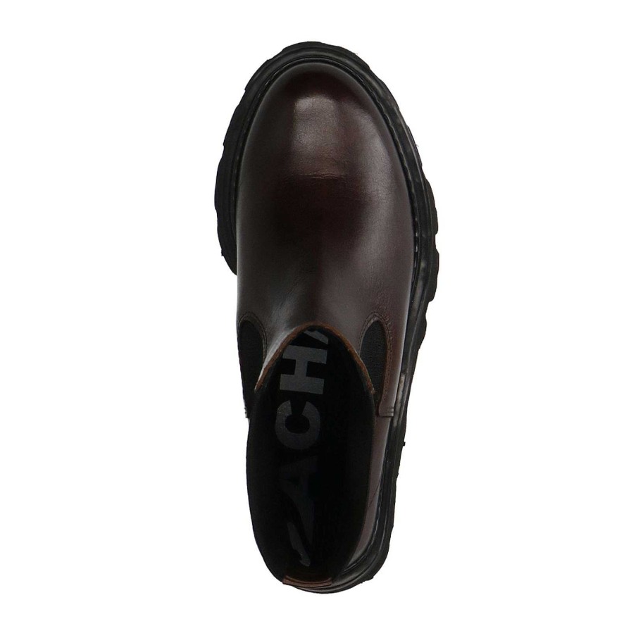 Sacha Platform Chelsea Boots - Brown