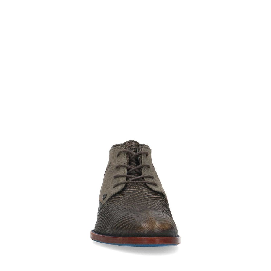Sacha Rehab Salvador Zig Zag Lace-Up Shoes - Gray
