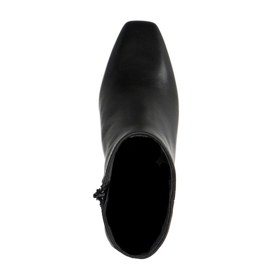 Sacha Heeled Ankle Boots - Black
