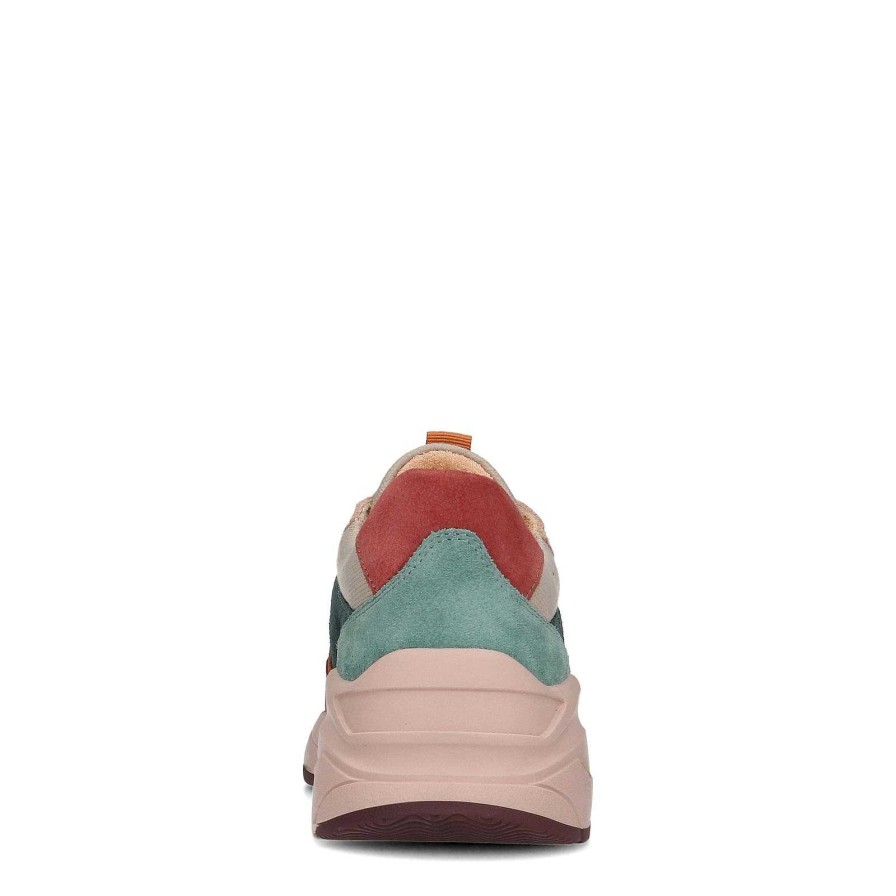 Sacha Multicolor Suede Sneakers - Pink